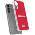 University of Nebraska Red Galaxy S24 Plus Clear Case